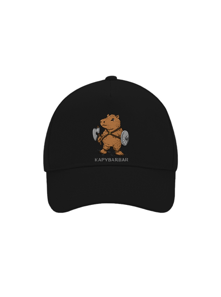 Kapybarbar kšiltovka baseballka Black