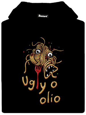 Ugly o olio pánská mikina klokanka Black