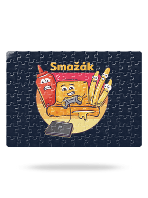 Smažák puzzle White