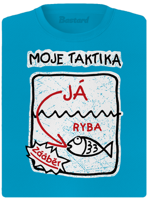 Rybářská taktika dámské sportovní tričko Blue Atol