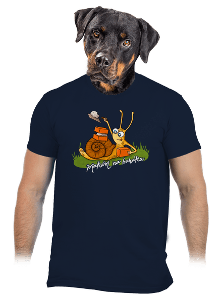 Makám na baráku pánské tričko Navy