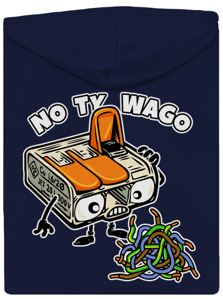 Wago svorka pánská mikina na zip Navy