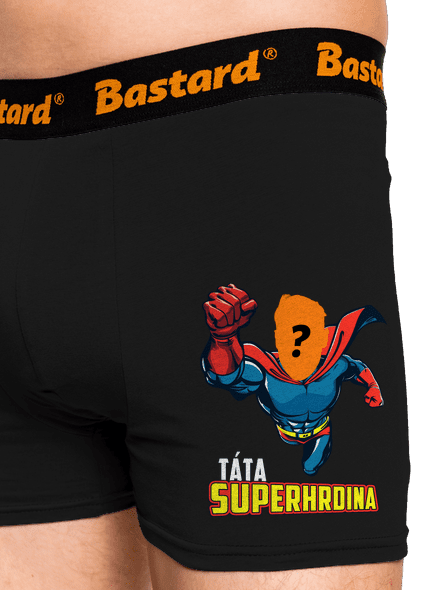 Táta superhrdina boxerky Black