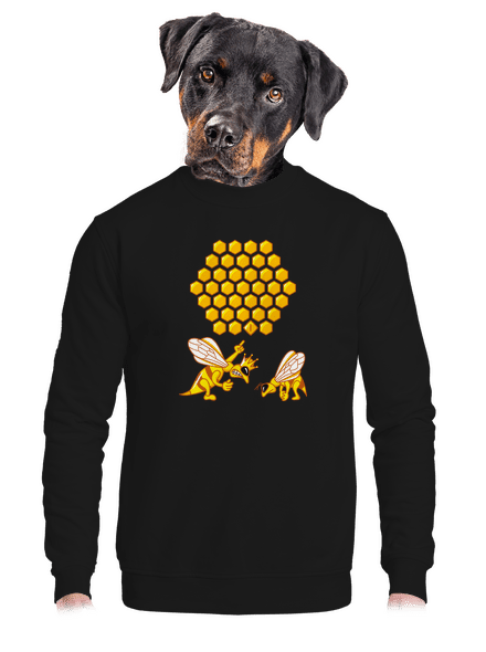 Sladká chyba unisex mikina bez kapuce Black