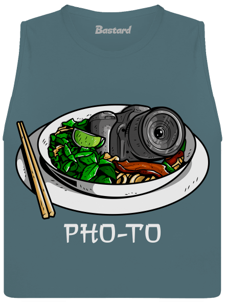 Pho-to dámské tílko volné Heather Deep Teal