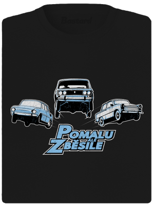Pomalu ale zběsile dámské sportovní tričko Black