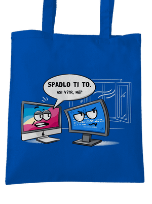 Mac vs. Windows taška Bright Royal