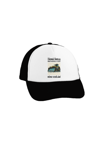 Žádná škola kšiltovka truckerka Black cap