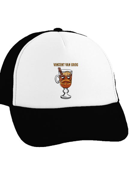 Vincent van Grog kšiltovka truckerka Black cap