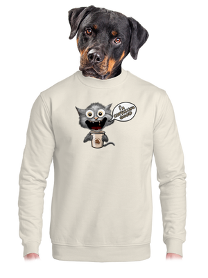 unisex mikina bez kapuce