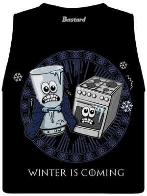 Winter is coming dámské tílko volné Black