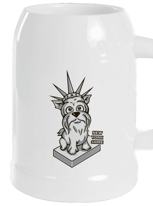 New Yorkshire půllitr White