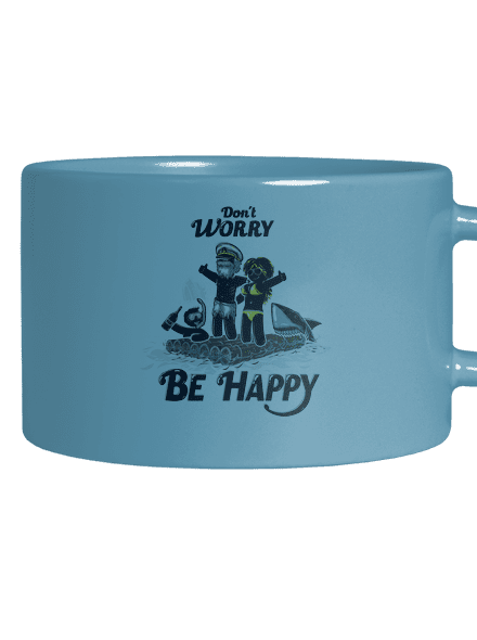 Don't worry hrnek makronka Blue Macaron