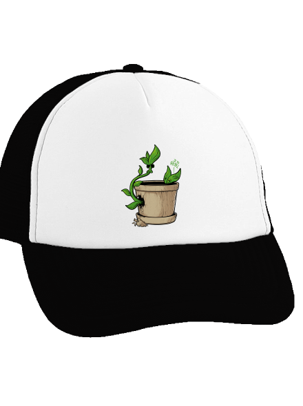 Rebel kšiltovka truckerka Black cap