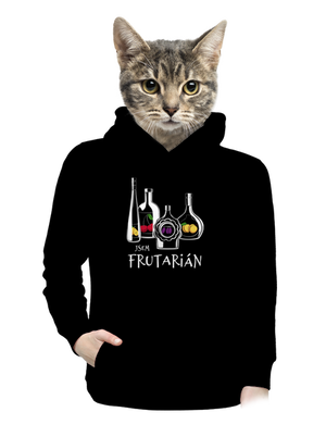 Frutarián dámská mikina klokanka Black