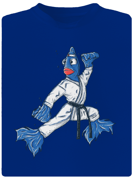 Bojovnice pánské sportovní tričko Royal Blue Mal