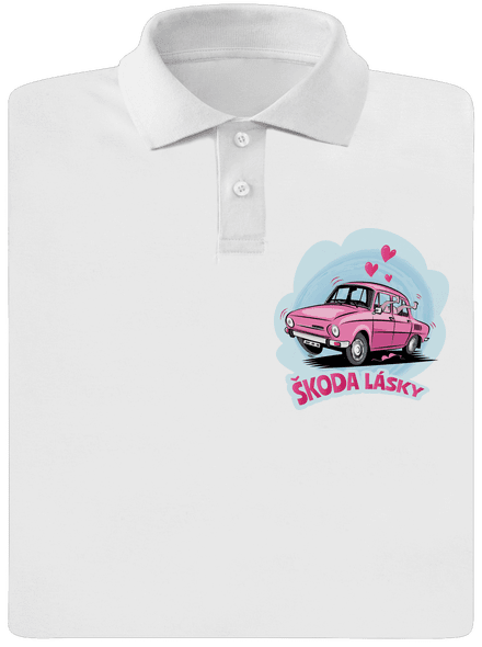 Škoda lásky pánská polokošile White