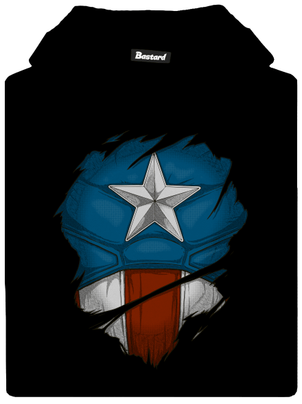 Captain Inside dětská mikina klokanka Black