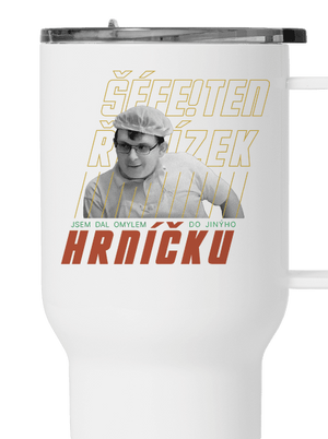 B18: Kluk s řetízkem termohrnek White