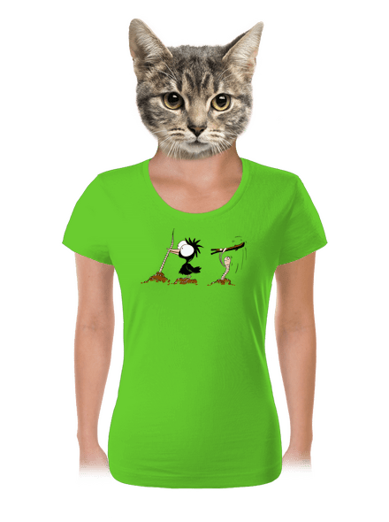 Nesprávný konec dámské tričko Apple Green