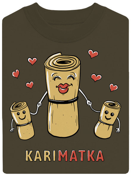 Karimatka unisex mikina bez kapuce Urban Khaki