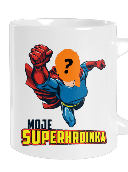 Moje superhrdinka velký hrnek White