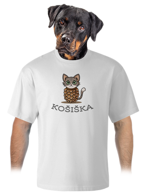 Košiška unisex tričko oversized White