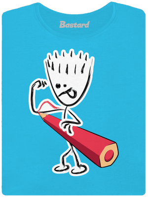 Svaly dámské tričko s lemem Blue Atol