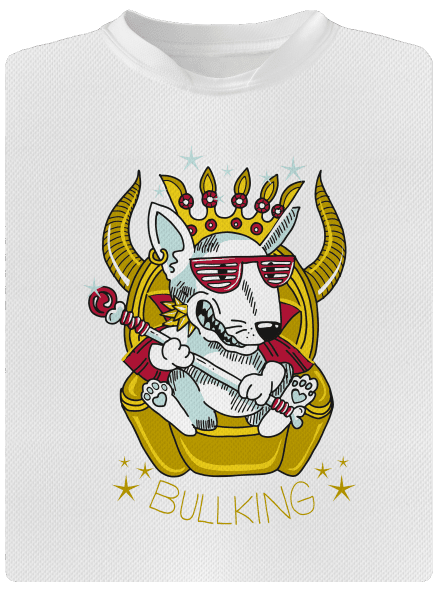 Bullking dětské sportovní tričko White