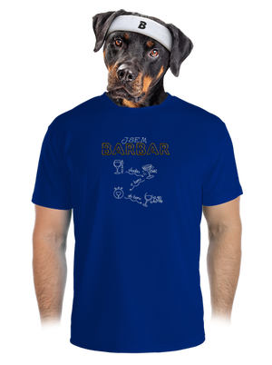 Barbar pánské sportovní tričko Royal Blue Mal