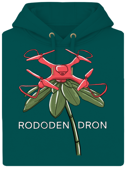 Rododendron unisex mikina premium Emerald Green