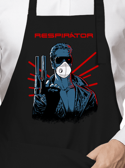 Respirátor zástěra Black