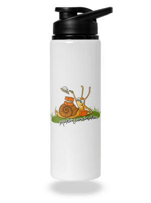 Makám na baráku lahev na vodu White