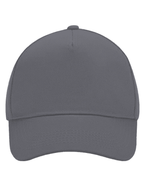 Bez potisku kšiltovka baseballka Graphite grey