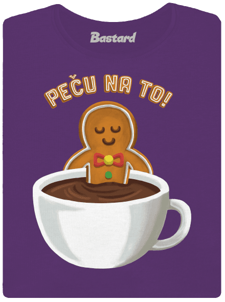 Peču na to! dámské tričko premium Purple