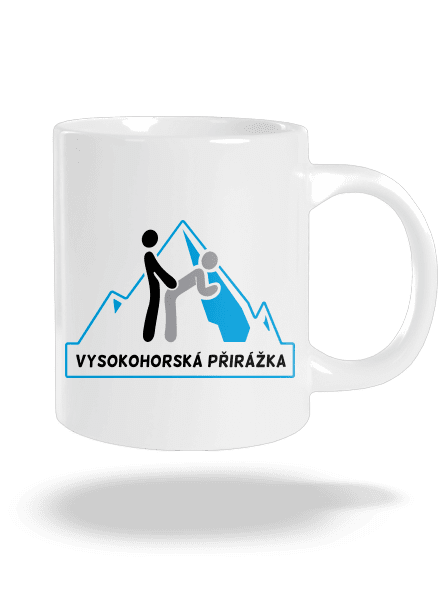 Vysokohorská přirážka velký hrnek White
