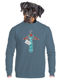 unisex mikina bez kapuce