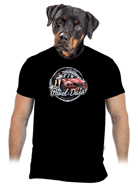 Automyčka Pavel pánské tričko Black