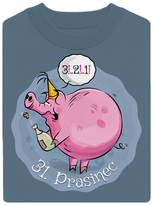 31. Prasinec unisex mikina bez kapuce Nordic Blue