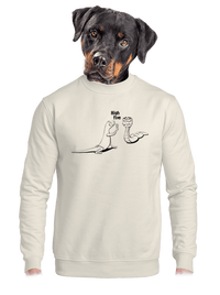 unisex mikina bez kapuce