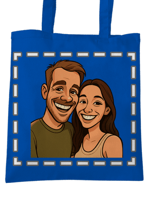 Karikatura z vlastní fotky taška Bright Royal
