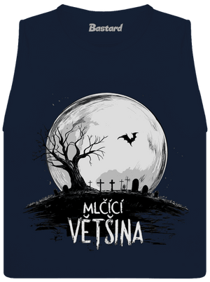 Mlčící většina dámské tílko volné Navy