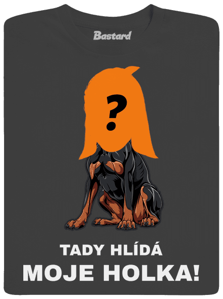 Tady hlídám já pánské dlouhý rukáv Dark Grey
