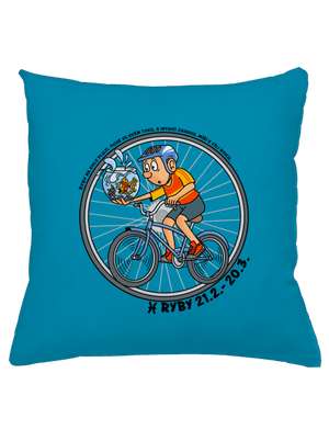 Cyklistický horoskop: Ryby polštář Blue Turquoise