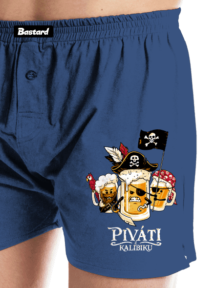 Piváti z Kalibiku pánské trenky Blue