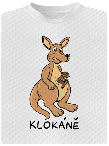 Klokáně dětské sportovní tričko White