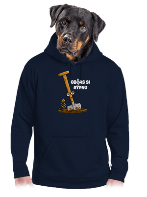 Občas si rýpnu pánská mikina klokanka Navy