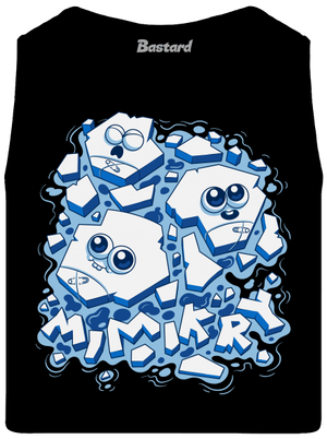 Ledové mimikry pánské tílko Black