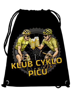Klub cyklo píčů vak Black