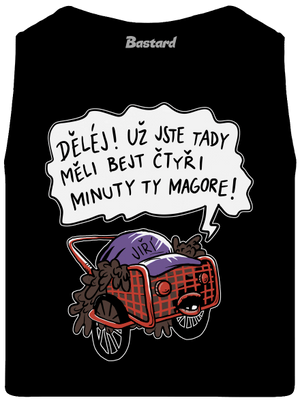 Jiří kára pánské tílko Black